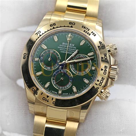 rolex oyster perpetual cosmograph daytona green dial